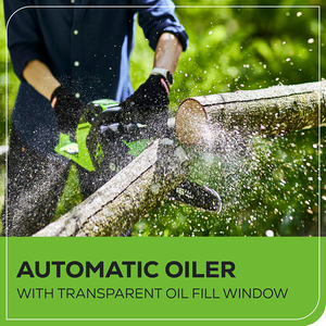 Greenworks <span class=keywords><strong>Tronçonneuse</strong></span> sans balais 40V Scie de jardin professionnelle 20 m/s Original 16 pouces Chainbar et <span class=keywords><strong>Oregon</strong></span> Sawchain 2PC 4AH Batteries - Product Image 5