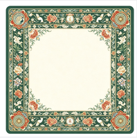 Tapis de jeu de Mahjong américain 33x33 pouces, antidérapant, en caoutchouc, réduction du bruit, pliable, avec sac de transport