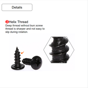 Fabrika doğrudan özel boyut vidalar fabrika doğrudan özel vidalar paslanmaz çelik kaynak fabrika özel vidalar - Product Image 3