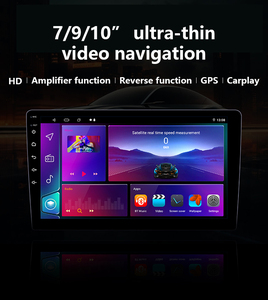 10 "Universal Android pantalla táctil coche Lcd Monitor inalámbrico Carplay navegación Gps <span class=keywords><strong>Audio</strong></span> Video coche reposacabezas monitores de pantalla - Product Image 1