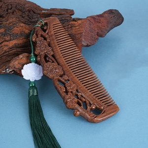 หวีป้องกันไฟฟ้าสถิตแบบมืออาชีพสำหรับร้านทำผม ปรับแต่งได้ หวีซี่ห่างแบบพกพาสไตล์ญี่ปุ่นสำหรับงานแต่งงานสำหรับสาวๆ - Product Image 2