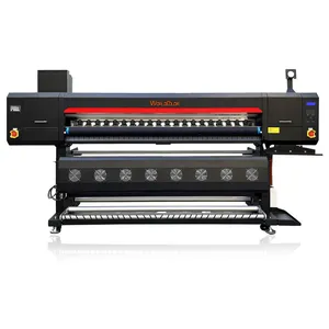 1.8m 4 I3200 testa grande formato stampante a sublimazione per stampa tessile macchina da stampa digitale per tessuto in poliestere