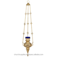 Veillée Lampes À Huile avec Verre Bleu-SL-1012-B