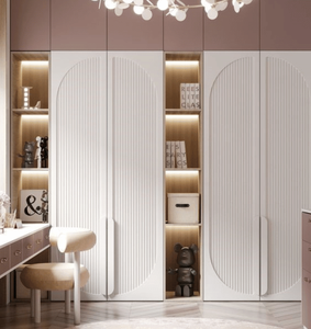 Cbmart מודרני מלתחה עבור חדר שינה מפעל מבריק mdf לוח יוקרה חדר שינה ריהוט ארון בגדים ארונות - Product Image 4