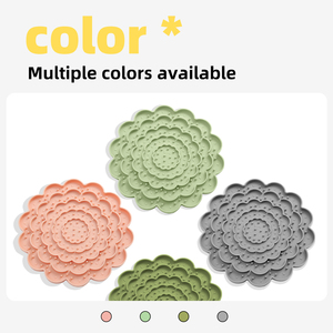 Comedero Lento de Silicona con Forma de Flor, Tapete para Lamer, Tazón de Alimentación para Mascotas con Ventosa, Comedero para Perros y Gatos para Uso en Interiores - Product Image 6