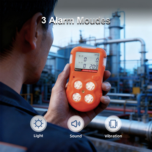 Analizadores de Gas Portátiles BX616, Detector de Gas Multigas Portátil CO O2 H2S CH4 con Carga de Datos y Alarma TWA para <span class=keywords><strong>Gases</strong></span> Tóxicos - Product Image 2