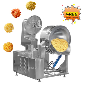Máquina de Palomitas de Maíz Industrial Eléctrica a Gas al por Mayor de China, Gran Máquina Automática para Hacer Palomitas de Maíz con Caramelo Tipo Hongo - Product Image 5