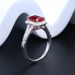 New Popular <strong>Lab</strong> Grown <strong>Ruby</strong> <strong>Ring</strong> 6x8mm 2 Carat <strong>Lab</strong> <strong>Created</strong> Engagement <strong>Ring</strong> 925 Sterling Silver <strong>Lab</strong> <strong>Ruby</strong> <strong>Ring</strong> for Giftgs - Product Image 4