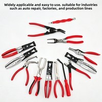 Trousse à outils de réparation automobile transfrontalière avec pochette de rangement, pince de déconnexion de raccords de carburant en métal, pince de séparation de circlips