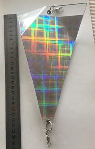 Nouvelle arrivée TGD, leurre de pêche à la truite OEM, 14*24cm, planche de plongée en plastique, forme triangulaire, flasher pour la pêche au saumon - Product Image 3