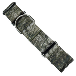 Camouflage Martingale No-Pull Dog <b>Collar</b> Fast Wear Heavy Duty Nylon Tactical <b>Collar</b> with Stainless Steel D Ring for Large Breeds - Product Image 3