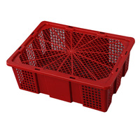 Boîte de transport en plastique pour cailles / Caisses à poulets / Boîte de transport pour pigeons / Équipement de transport de volailles