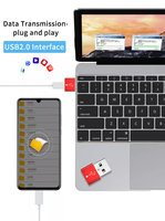 Convertidor OTG USB Macho a Tipo C Hembra, Conector Tipo A-C, Adaptador USB C a USB 3.1 OTG, Plug and Play para Teléfonos Móviles