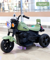 Moto Tricycle Électrique pour Enfants Style Cruiser en Plastique, Batterie 6V4.5Ah, Jouet Voiture pour Garçons et Filles, Cadeau Idéal, Vente en Gros