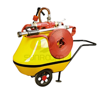 Reportez-vous à NFPA 14, GB 20031 120/140L Système de mousse semi-fixe jaune mobile (chariot)