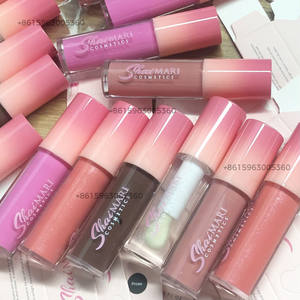 Brillo Labial Vegano Personalizado con Efecto Ombré Rosa Brillante, Brillo Labial Transparente, Marca Privada, Hidratante, Lápiz Labial Líquido - Product Image 2