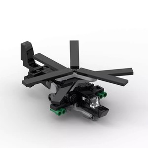 Ensemble de modèles d'avions à assembler soi-même en blocs de construction Moc Diy <span class=keywords><strong>Puzzle</strong></span> KA-50 - Product Image 4