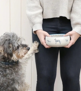 Joli bol d'eau pour chien Bol de conception de motif de chien tacheté pour animaux de compagnie Bol pour chien personnalisé une merveilleuse idée cadeau pour votre animal de compagnie bien-aimé - Product Image 5