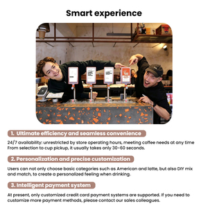 เครื่องจำหน่ายกาแฟโคลด์บรูว์แบบอัตโนมัติพร้อมถังเก็บความร้อนขนาด 10 ลิตร ระบบชำระเงินแบบกำหนดเอง รุ่น VK-PR1 S - Product Image 6