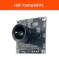 Module de caméra 1MP COMS USB HD 720P 30FPS grand angle industriel sans objectif de distorsion webcam pour windows android liunx