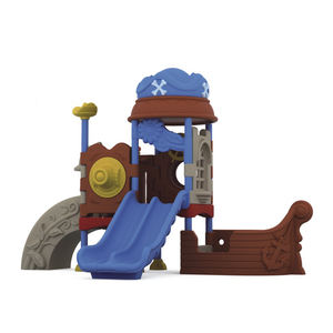 Adorable petite aire de jeux extérieure toboggan Cool Kids Garden Game Equipment Cheerful Amusement Adventure Gear - Product Image 3
