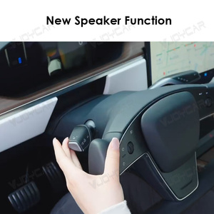 Pièces intérieures <span class=keywords><strong>de</strong></span> voiture Vjoycar, levier <span class=keywords><strong>de</strong></span> vitesses pour <span class=keywords><strong>Tesla</strong></span> New <span class=keywords><strong>Model</strong></span> <span class=keywords><strong>3</strong></span> X S, commande <span class=keywords><strong>de</strong></span> clignotants, barre <span class=keywords><strong>de</strong></span> commande du volant, accessoires - Product Image 4