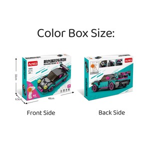 Achko 70053 기술 레이싱 카 키트 RC 하이퍼 카 빌딩 벽돌 세트 스포츠카 블록 장난감 - Product Image 5
