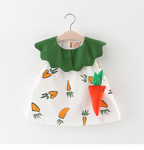 Online Shopping Disposable Printed Baby Clothes Party Kids Child Dresses for Girls in India Pictures - Product Image 5
