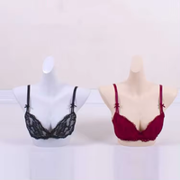 Mannequin de vitrine pour vêtements féminins avec ensemble de mannequins en plastique pour sous-vêtements, pantalon de bikini non tissé avec logo sur la taille, torse de vêtement