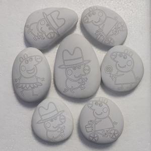 Diy Painting Arts and Crafts Flat Pebbles Popular <strong>White</strong> 5-8 cm Kids <strong>River</strong> Rock <strong>Stone</strong> High Quality Polished <strong>Stone</strong> Crafts - Product Image 2