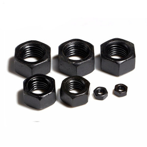 High-Strength Hexagonal Nuts M6 M8 M10 M20 M24 M27 M36 Blackened Metric External Hex CNC Machining - Product Image 1