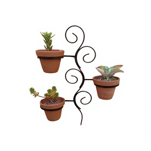 Support mural pour plantes au design unique, taille et forme personnalisées, pour pots de plantes d'intérieur et d'extérieur. - Product Image 1