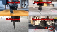 Equipo de Corte de Paneles Acústicos CNC sin Matriz, Directo de Fábrica, con Cuchilla Oscilante, para Paneles Decorativos Acústicos de Pared