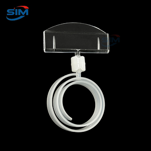 Clip porte-étiquette rotatif pour présentoir <span class=keywords><strong>de</strong></span> prix, support <span class=keywords><strong>de</strong></span> <span class=keywords><strong>bouteille</strong></span>, clip <span class=keywords><strong>de</strong></span> présentation <span class=keywords><strong>de</strong></span> détail, support <span class=keywords><strong>de</strong></span> signalisation en spirale - Product Image 1