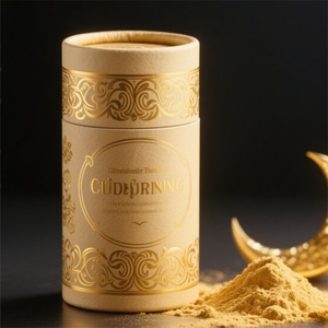 Recyclable Food Grade Can Custom Vitamin Box <b>Container</b> Pill Paper Tube Supplement Packaging Capsule Cylinder Packaging - Product Image 2