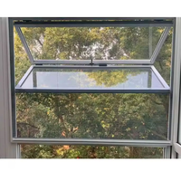 Fenêtre pliante moderne et durable en acier inoxydable avec moustiquaire en alliage d'aluminium et verre trempé, insonorisée et coupe-vent, pour villa et espace de vie.