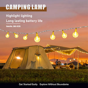 Guirnalda de Luces LED de 3V L10 M con 80 Lámparas, Blanco Cálido, PVC Transparente, Cobre y LED, para Decoración de Fiestas al Aire Libre y Camping - Product Image 3