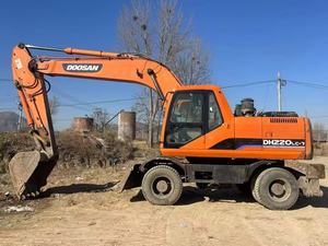 Bon vendeur Doosan a utilisé l'excavatrice DH220LC-7 à roues de 21t DOOSAN, Doosan DH210 DX150 DX220 Machineries excavatrice d'occasion en stock - Product Image 3