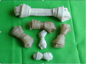 ペットフード工場プライベートラベル生皮結び目骨犬歯科咀嚼犬歯洗浄骨 - Product Image 6