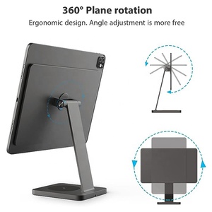 <span class=keywords><strong>Supporto</strong></span> <span class=keywords><strong>per</strong></span> <span class=keywords><strong>Tablet</strong></span> in lega di alluminio girevole regolabile magnetico <span class=keywords><strong>per</strong></span> Ipad - Product Image 5