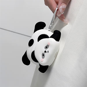Pour <span class=keywords><strong>Airpods</strong></span> 2 Pro 1/2 Creative Cute Chubby <span class=keywords><strong>Panda</strong></span> Étui pour écouteurs en silicone Étui étanche - Product Image 5
