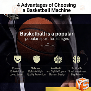 Machine de <span class=keywords><strong>jeu</strong></span> d'arcade de basketball de rue ZDYS Factory Direct, distributeur de peluches - Product Image 6