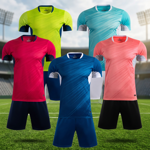 Uniforme de badminton à manches courtes imprimé respirant de couleur unie de haute qualité, tissu 100% polyester, vêtements d'équipe - Product Image 2