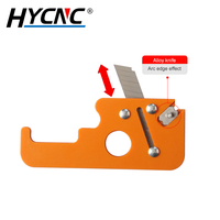 Hycnc High 0.2kg Outil de chanfreinage manuel double usage pour le travail du bois, pour chanfreinage arrondi et à angle droit, pour panneaux PVC et meubles