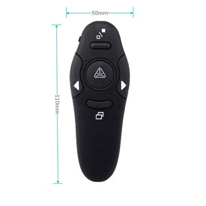 Telecomando Wireless 2.4 GHz con Puntatore <span class=keywords><strong>Laser</strong></span> Rosso per Presentazioni PowerPoint (PPT) - Funzione Penna USB RF - Product Image 5