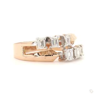 Anillo de Diamantes de Oro de Diseño para Mujer, Joyería Fina de Lujo, Colección de Regalos para Bodas, Compromisos, Fiestas y Celebraciones - Product Image 4