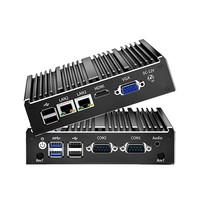 Barato Android NUC Box integrado Industrial Mini PC con 2 Ethernet 6 USB 2 COM Wifi 4G N2930 nueva versión