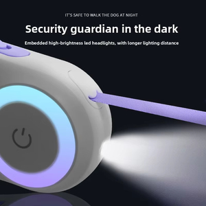Sangle de marche télescopique automatique rétractable à LED personnalisée pour activités nocturnes en extérieur – Vente en gros - Product Image 3