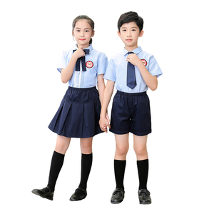 Tùy chỉnh đồng phục học sinh OEM đồng phục học sinh mùa hè đồng phục học sinh thiết kế cho nam và nữ 100% Polyester - Product Image 5