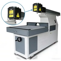 Machine de gravure laser CO2 Galvo à mise au point dynamique grand format 600 mm 100W/200W/300W, machine de marquage laser avec tube laser Reci AI